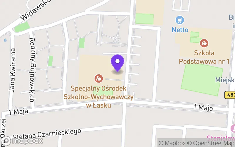 Lokalizacja: Branżowa Szkoła Specjalna I Stopnia nr 3 w Łasku