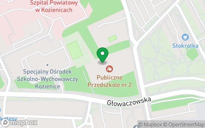 Lokalizacja: Publiczne Przedszkole nr 2 w Kozienicach