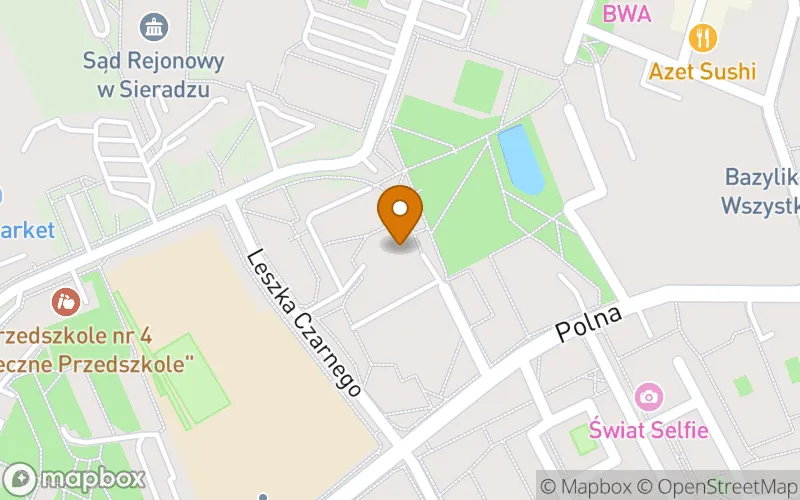 Lokalizacja: Szkoła Policealna w Sieradzu