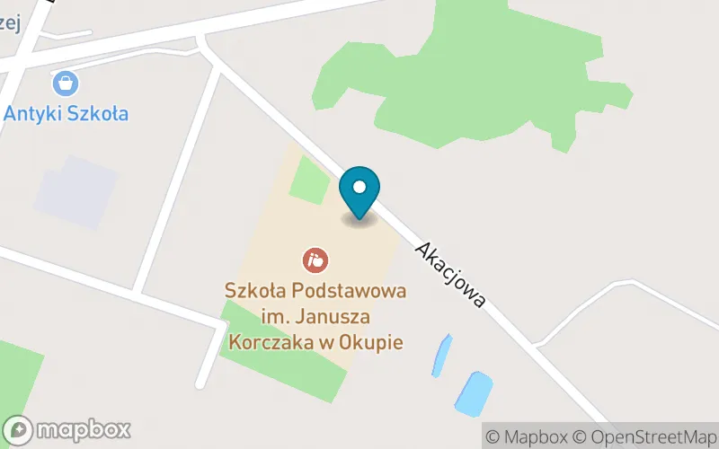 Lokalizacja: Szkoła Podstawowa im. Janusza Korczaka w Okupie
