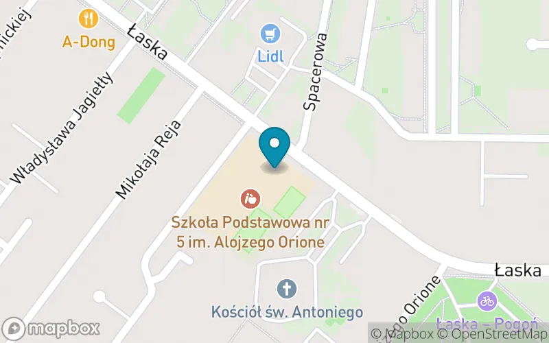 Lokalizacja: Szkoła Podstawowa nr 5 im. Św. Alojzego Orione w Zduńskiej Woli