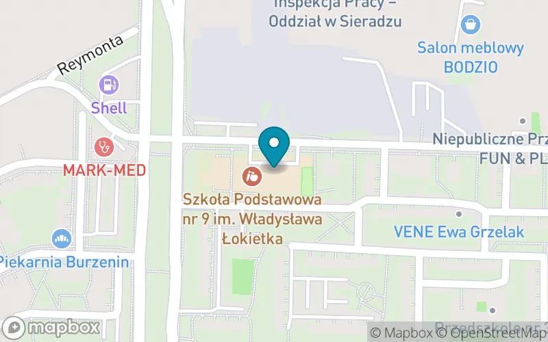 Lokalizacja: Szkoła Podstawowa nr 9 im. Władysława Łokietka w Sieradzu