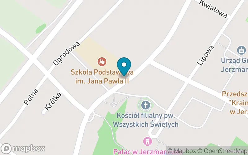 Lokalizacja: Szkoła Podstawowa im. Jana Pawła II w Jerzmanowej