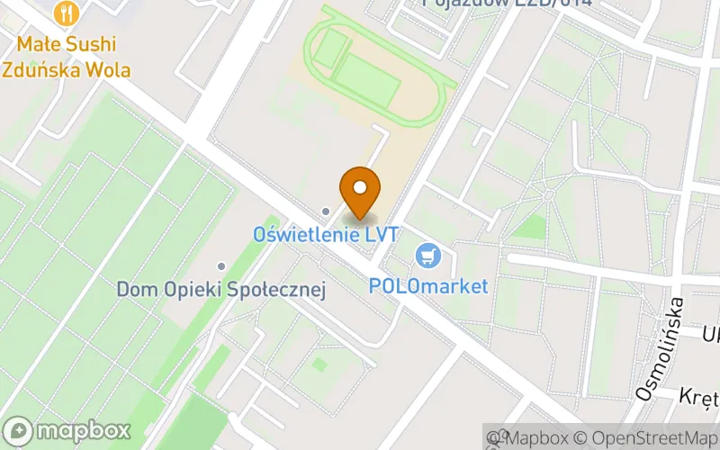 Lokalizacja: Szkoła Policealna nr 2 w Zduńskiej Woli