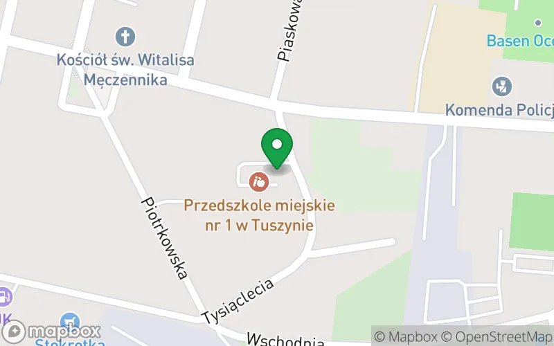 Lokalizacja: Przedszkole Miejskie nr 1 w Tuszynie
