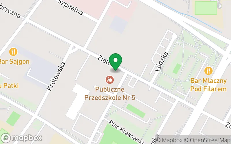 Lokalizacja: Publiczne Przedszkole nr 5 "Misiowa Gromadka"w Zduńskiej Woli