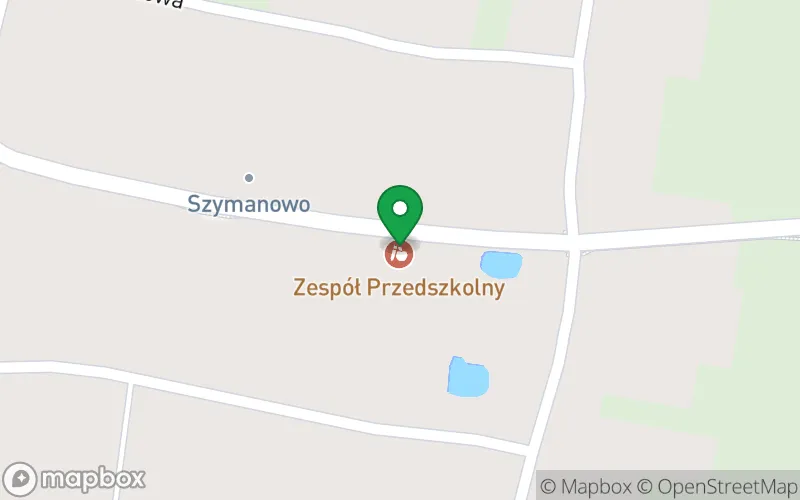 Lokalizacja: Przedszkole w Szymanowie