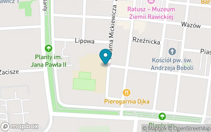 Lokalizacja: Szkoła Podstawowa nr 1 im. Adama Mickiewicza w Rawiczu