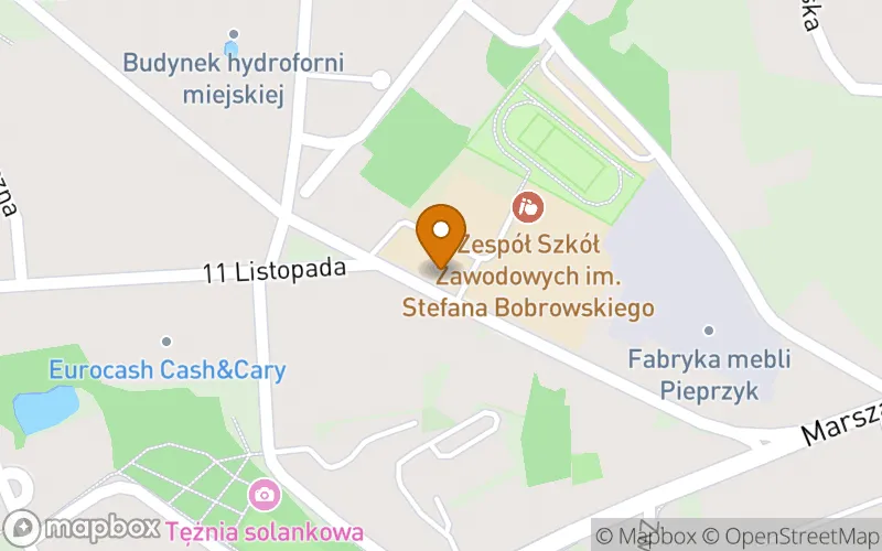 Lokalizacja: Szkoła Policealna w Rawiczu