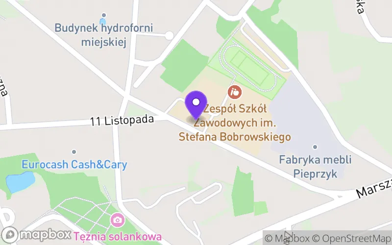 Lokalizacja: Liceum Ogólnokształcące dla Dorosłych w Rawiczu