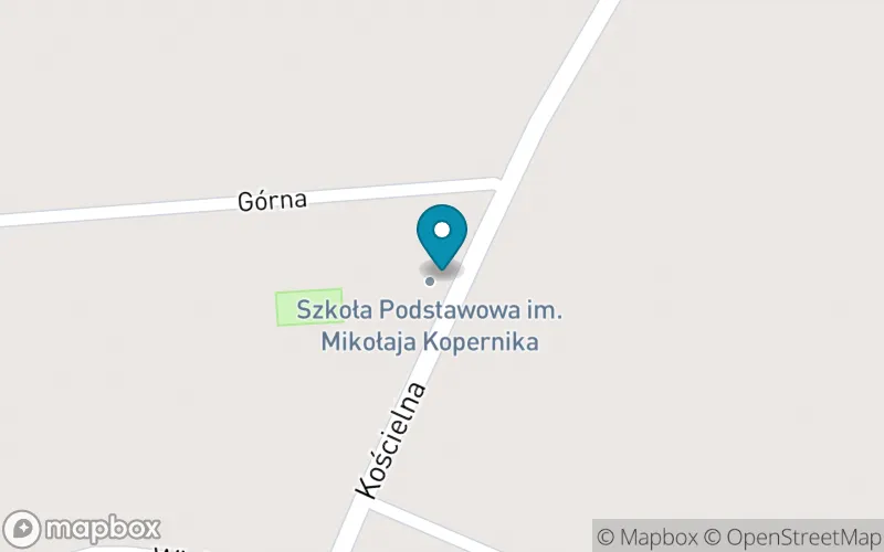 Lokalizacja: Szkoła Podstawowa im. Mikołaja Kopernika w Wysocku Małym