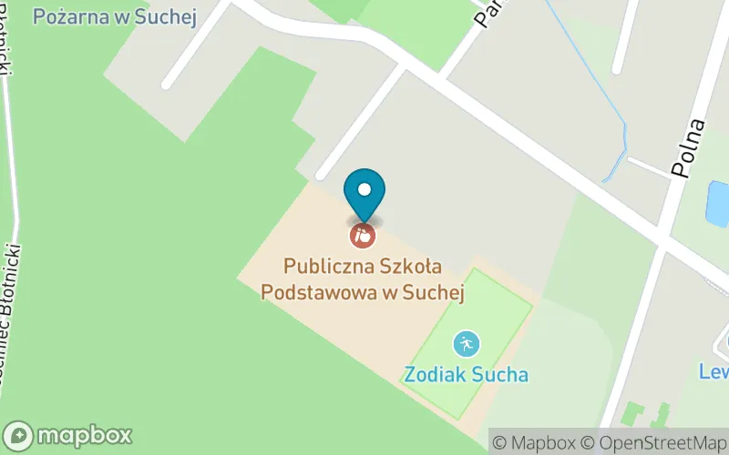 Lokalizacja: Publiczna Szkoła Podstawowa im. Janusza Korczaka w Suchej