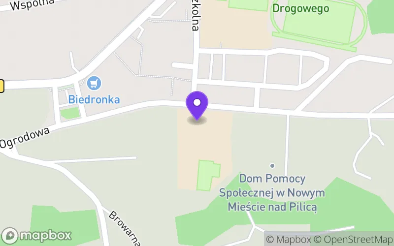 Lokalizacja: Liceum Ogólnokształcące w Nowym Mieście nad Pilicą