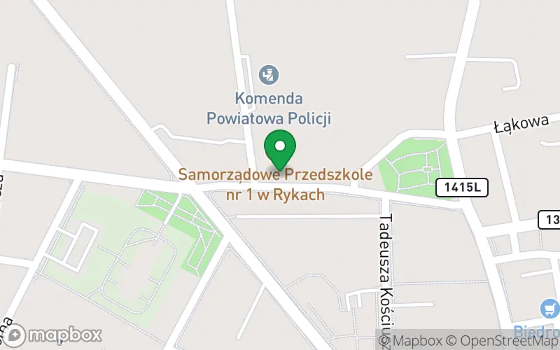 Lokalizacja: Samorządowe Przedszkole nr 1 w Rykach