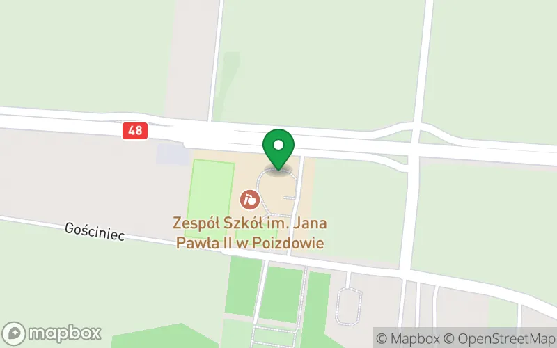 Lokalizacja: Zespół Szkół im. Jana Pawła II w Poizdowie - Publiczne Przedszkole w Poizdowie