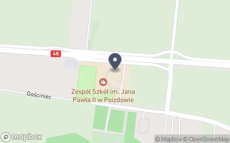 Lokalizacja: Zespół Szkół im. Jana Pawła II w Poizdowie