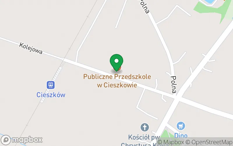 Lokalizacja: Publiczne Przedszkole w Cieszkowie