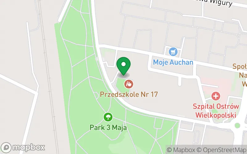 Lokalizacja: Przedszkole nr 17 Ciuchcia w Ostrowie Wielkopolskim