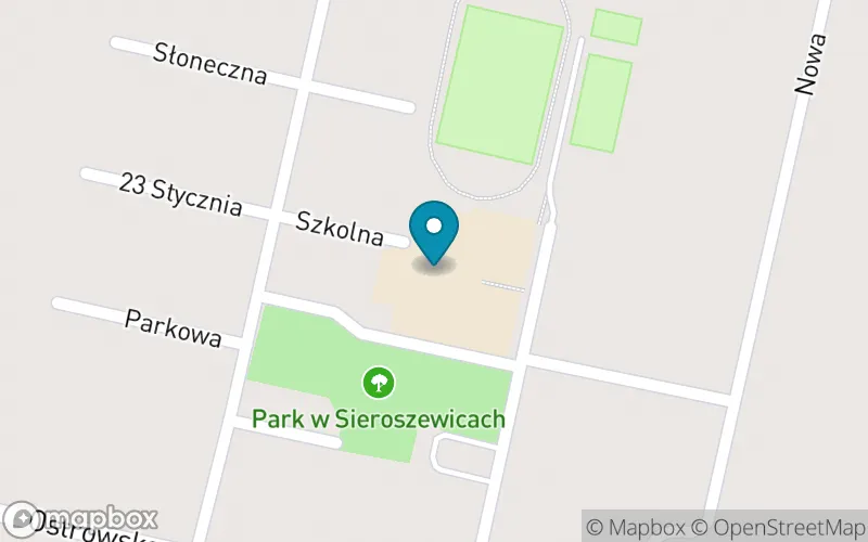 Lokalizacja: Szkoła Podstawowa w Sieroszewicach
