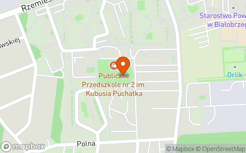 Lokalizacja: Publiczny Żłobek "KRASNAL" w Białobrzegach