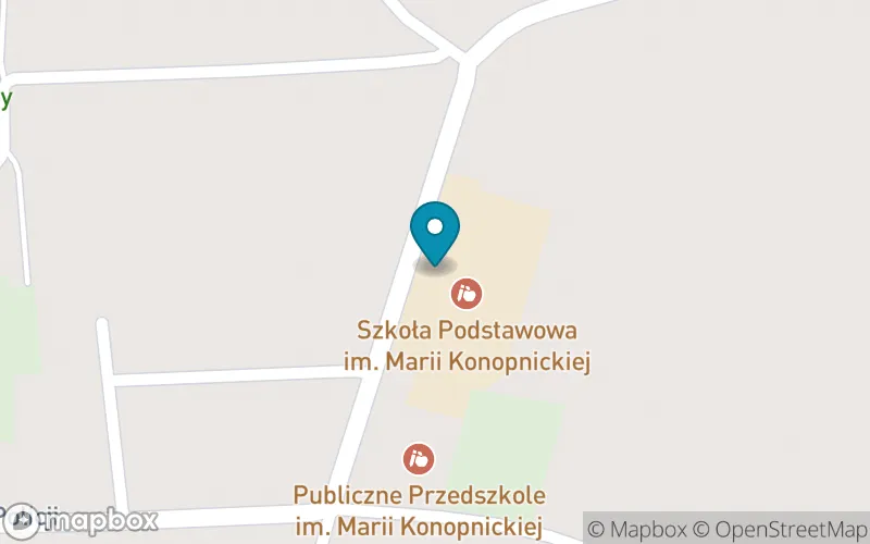 Lokalizacja: Szkoła Podstawowa im. Marii Konopnickiej w Godzieszach Wielkich