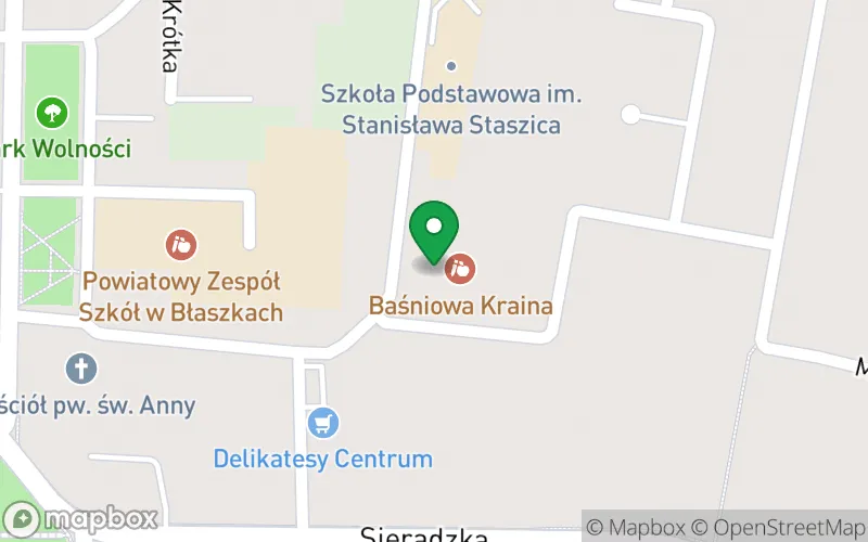 Lokalizacja: Przedszkole Samorządowe "Baśniowa Kraina" w Błaszkach