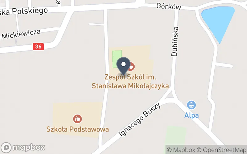 Lokalizacja: Zespół Szkół im. Stanisława Mikołajczyka w Miejskiej Górce