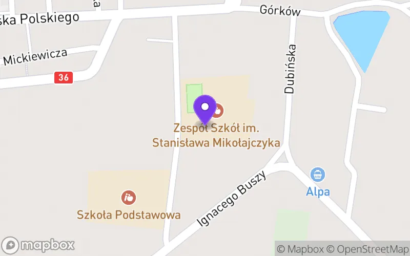 Lokalizacja: Liceum Ogólnokształcące dla Dorosłych w Miejskiej Górce