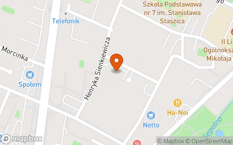 Lokalizacja: Miejski Żłobek Integracyjny "Dom nad strumykiem" w Głogowie - Filia mieszcząca się przy ul. C. K. Norwida 5 w Głogowie