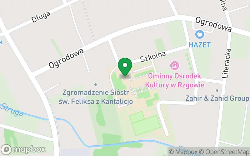 Lokalizacja: Przedszkole Publiczne w Rzgowie