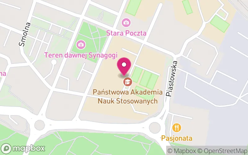 Lokalizacja: Państwowa Akademia Nauk Stosowanych
