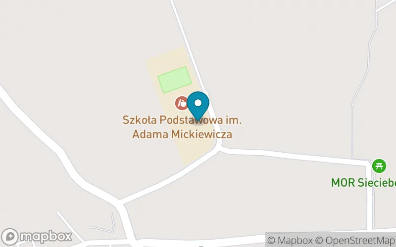 Lokalizacja: Szkoła Podstawowa im. Adama Mickiewicza w Siecieborzycach