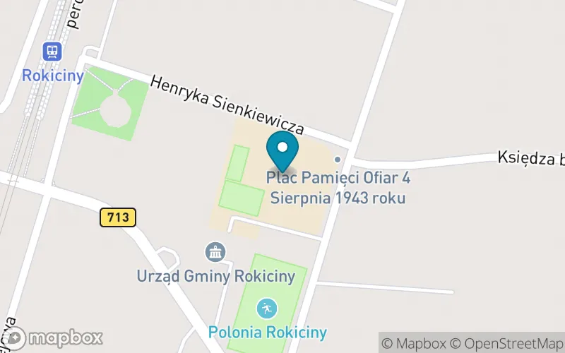 Lokalizacja: Szkoła Podstawowa im. Władysława Stanisława Reymonta w Rokicinach