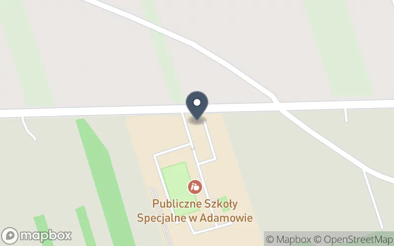 Lokalizacja: Zespół Szkół Specjalnych w Adamowie