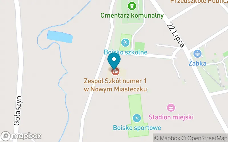 Lokalizacja: Szkoła Podstawowa im. Komisji Edukacji Narodowej w Nowym Miasteczku
