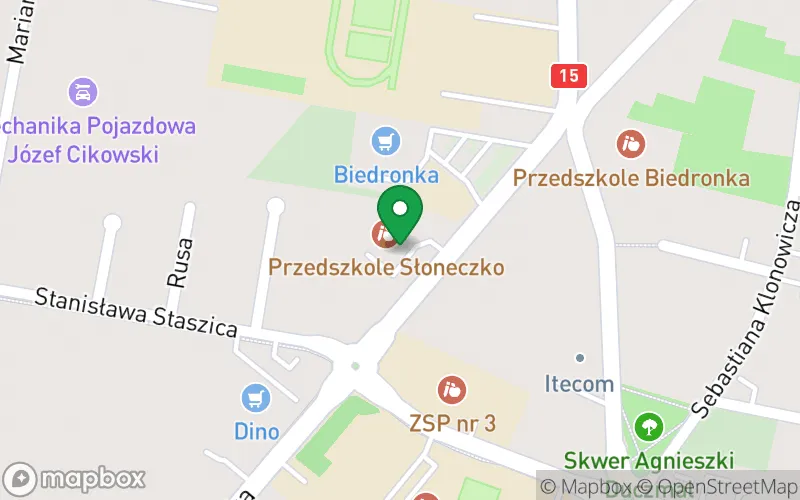 Lokalizacja: Przedszkole Prowadzone przez Zgromadzenie Sióstr Św. Elżbiety w Krotoszynie