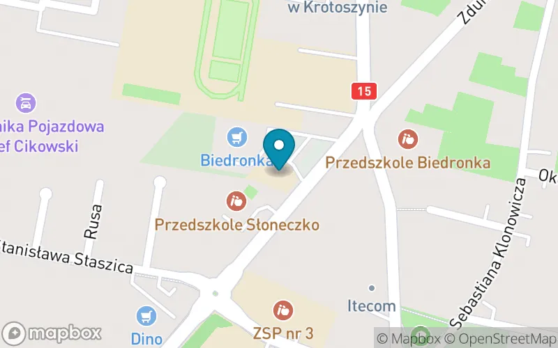 Lokalizacja: Niepubliczna Szkoła Podstawowa w Krotoszynie im. Marii Montessori