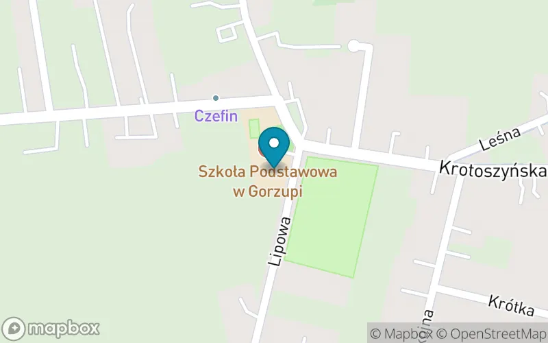 Lokalizacja: Szkoła Podstawowa w Gorzupi