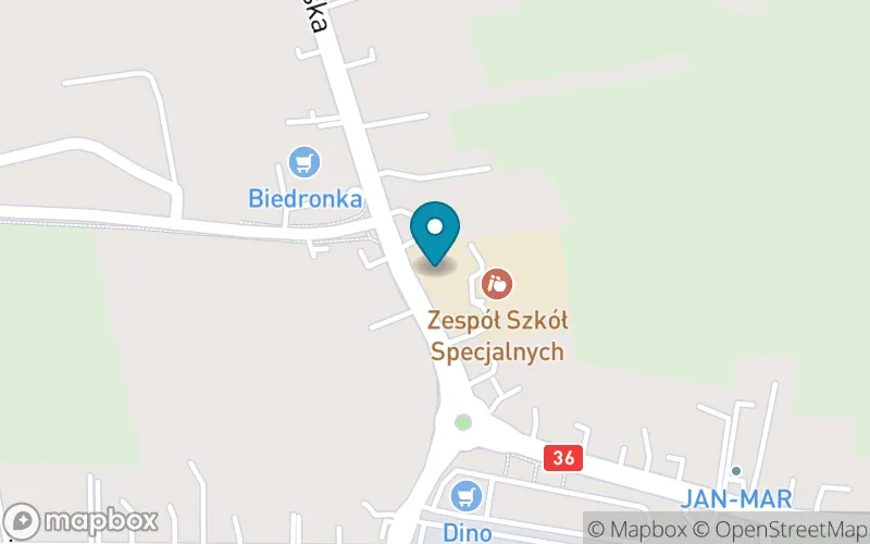 Lokalizacja: Szkoła Specjalna Przysposabiająca do Pracy w Krotoszynie