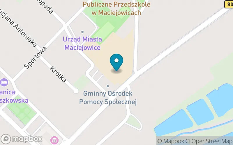 Lokalizacja: Publiczna Szkoła Podstawowa im. Tadeusza Kościuszki w Maciejowicach