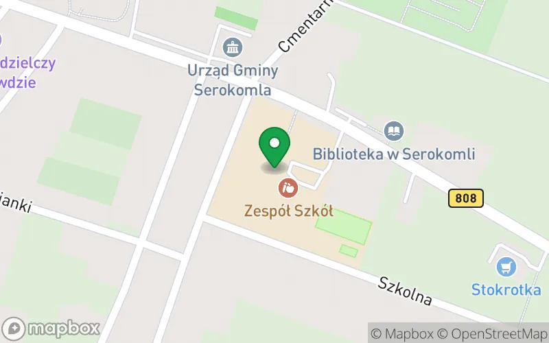 Lokalizacja: Przedszkole Publiczne w Serokomli