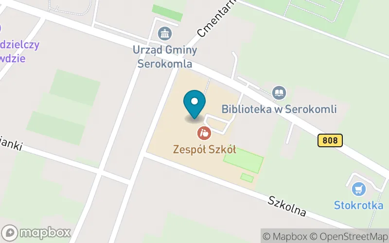 Lokalizacja: Szkoła Podstawowa im. Marii Konopnickiej w Serokomli