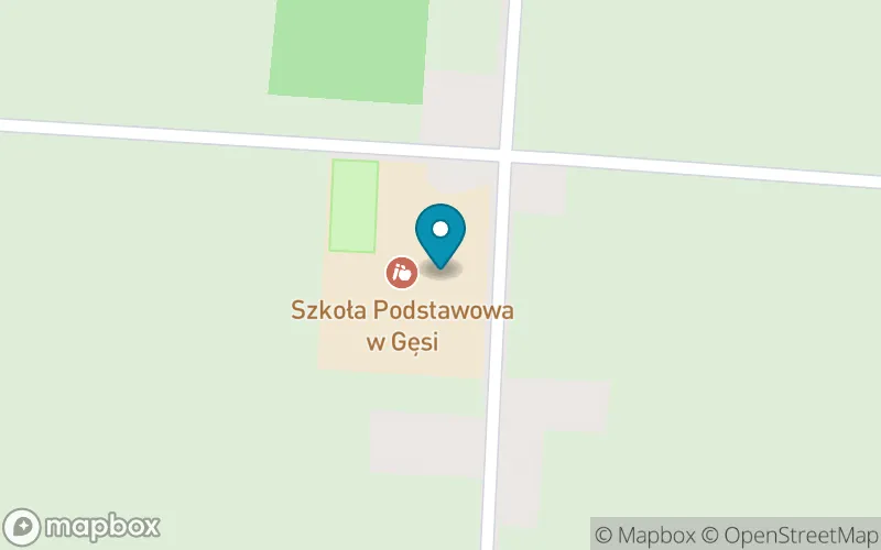 Lokalizacja: Szkoła Podstawowa w Gęsi