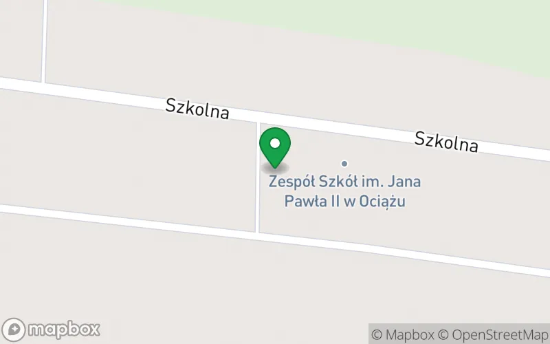 Lokalizacja: Publiczne Przedszkole w Ociążu
