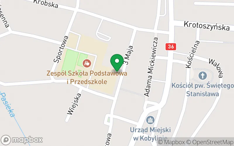 Lokalizacja: Przedszkole w Kobylinie