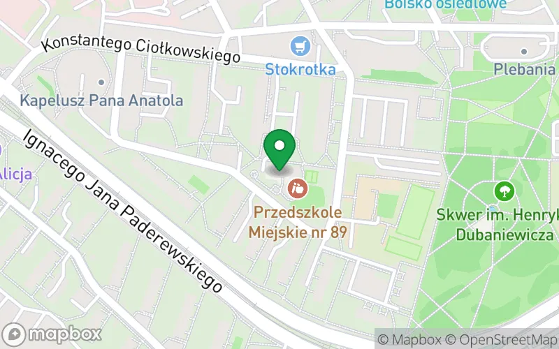 Lokalizacja: Przedszkole Miejskie nr 89