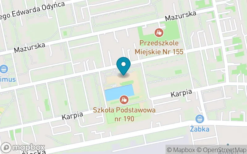 Lokalizacja: Szkoła Podstawowa nr 190 im. Jarosława Iwaszkiewicza