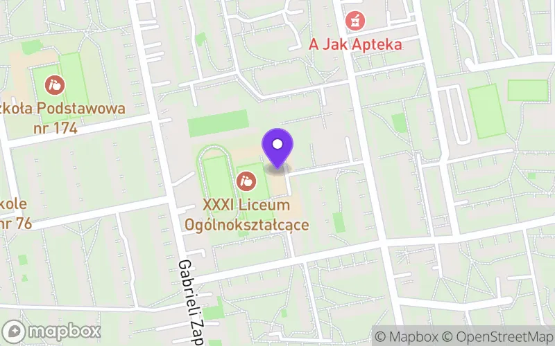 Lokalizacja: XXXI Liceum Ogólnokształcące im. Ludwika Zamenhofa