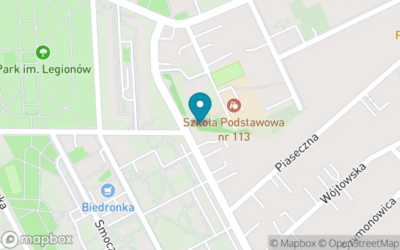 Lokalizacja: Szkoła Podstawowa nr 113 im. Adolfa Dygasińskiego