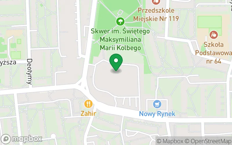 Lokalizacja: Niepubliczne Przedszkole na Dąbrowie